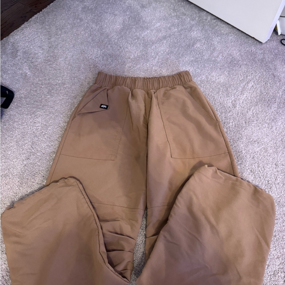 Women's Tan Track Pants
